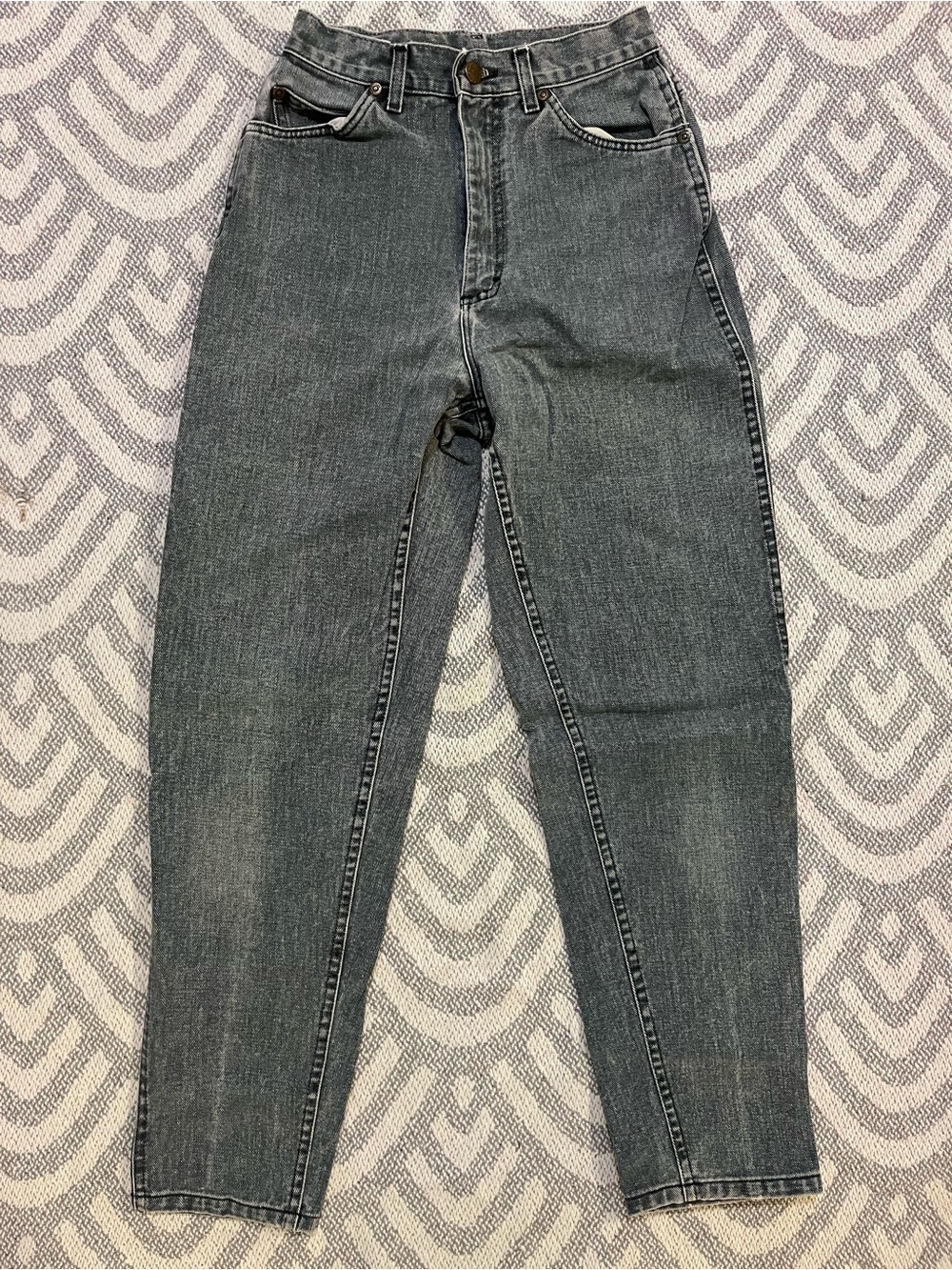 LEE RIDERS Vintage High Rise Blue Denim Jeans, Juniors 7